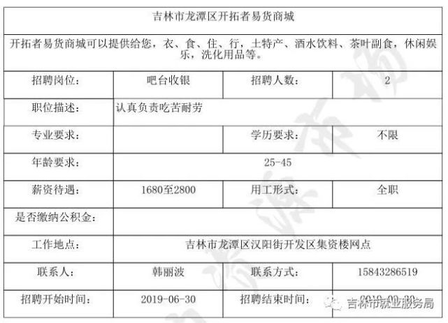 吉林市物价局最新招聘信息全面解析